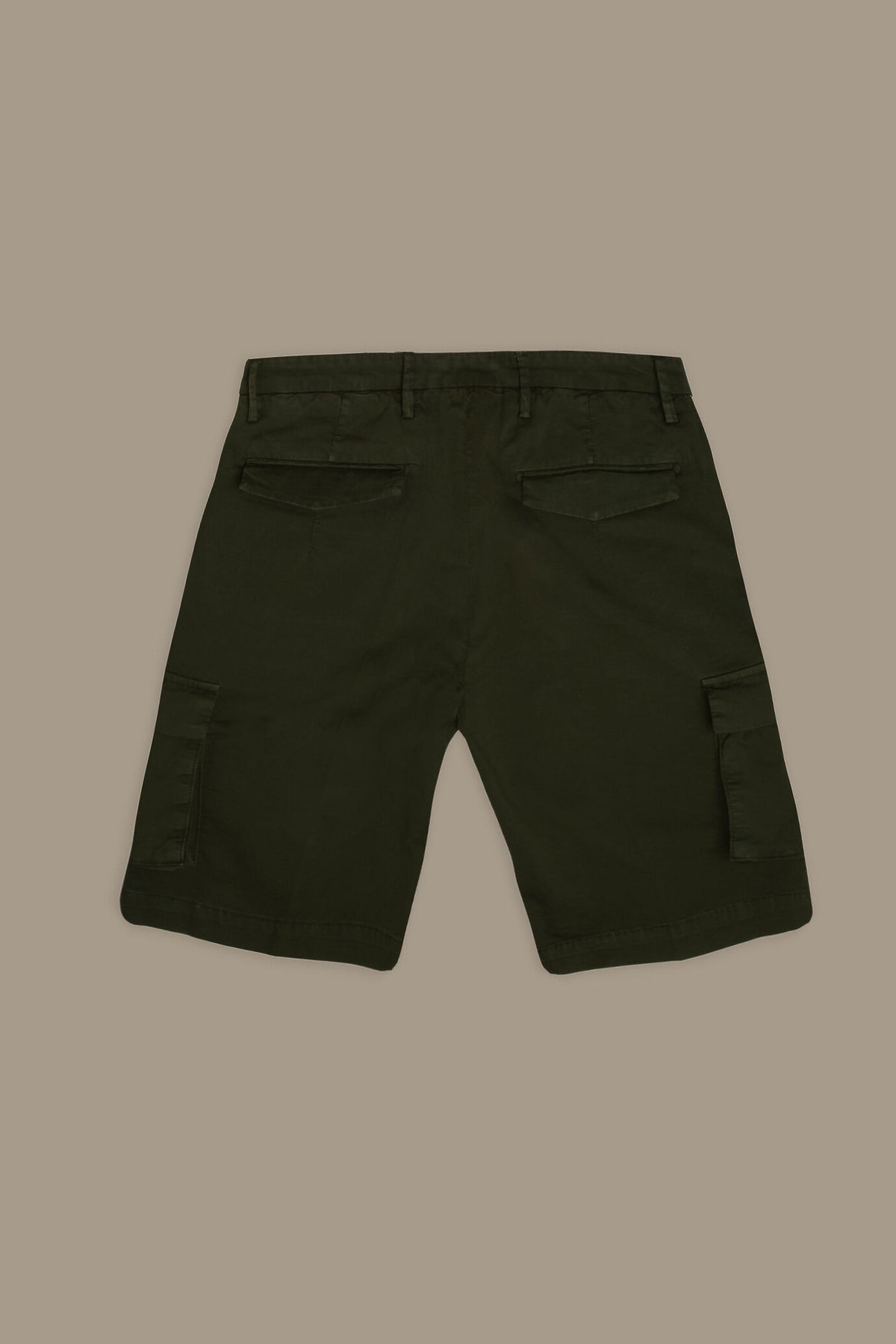Cargo bermuda twill cotton fabbric