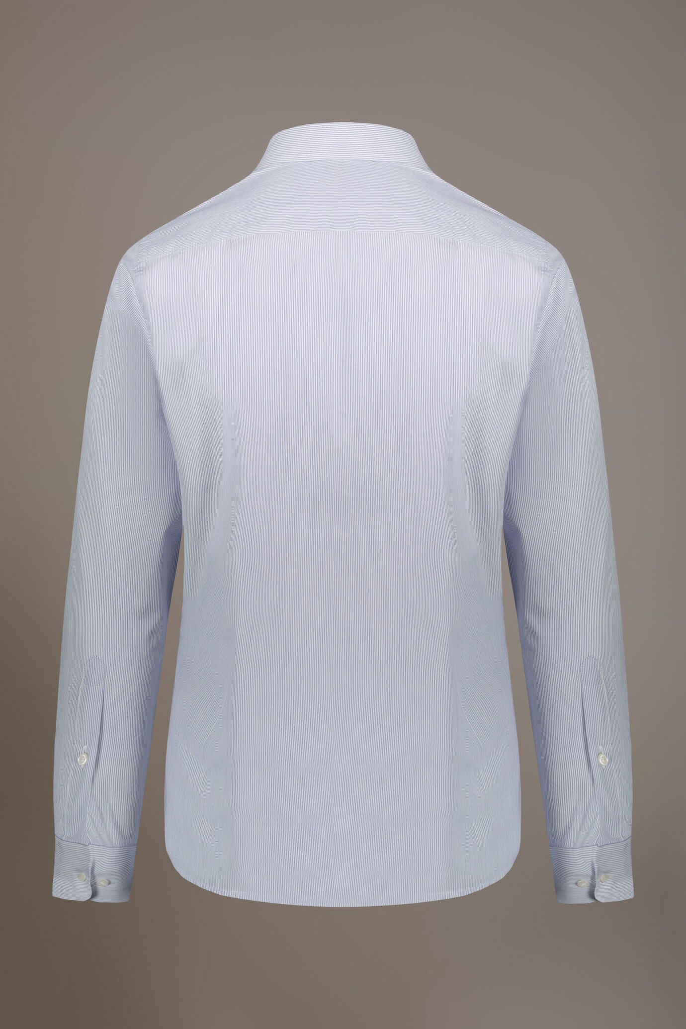 Classic shirt with french collar classic fit yarn-dyed striped fabric