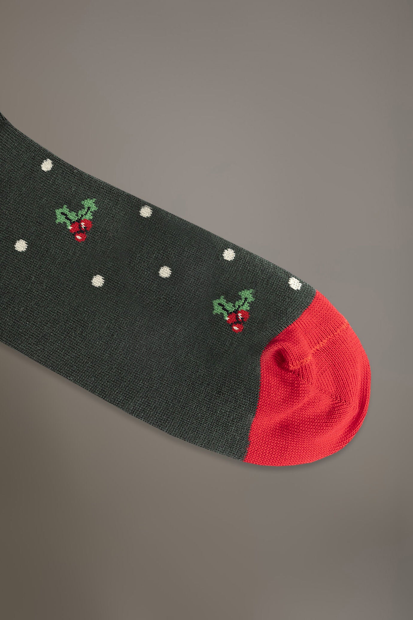 Long socks in stockinette stitch made in Italy