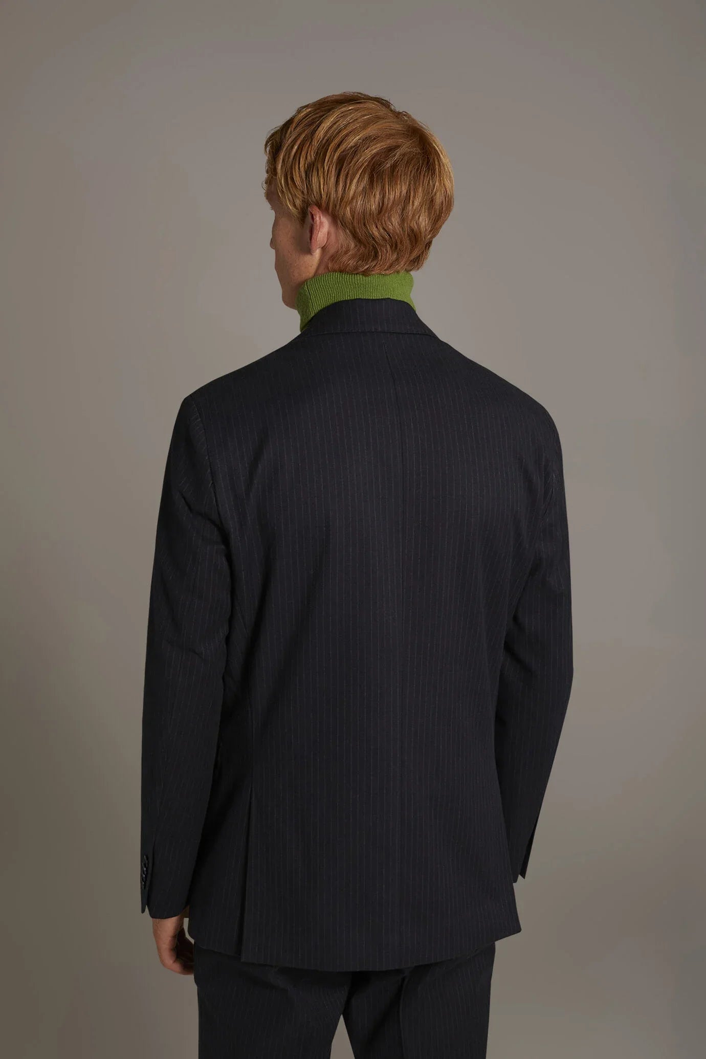 Single-breasted jacket with flap pocket