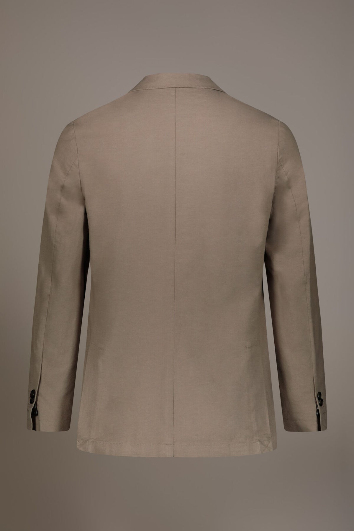 Single breasted cotton linen jacket