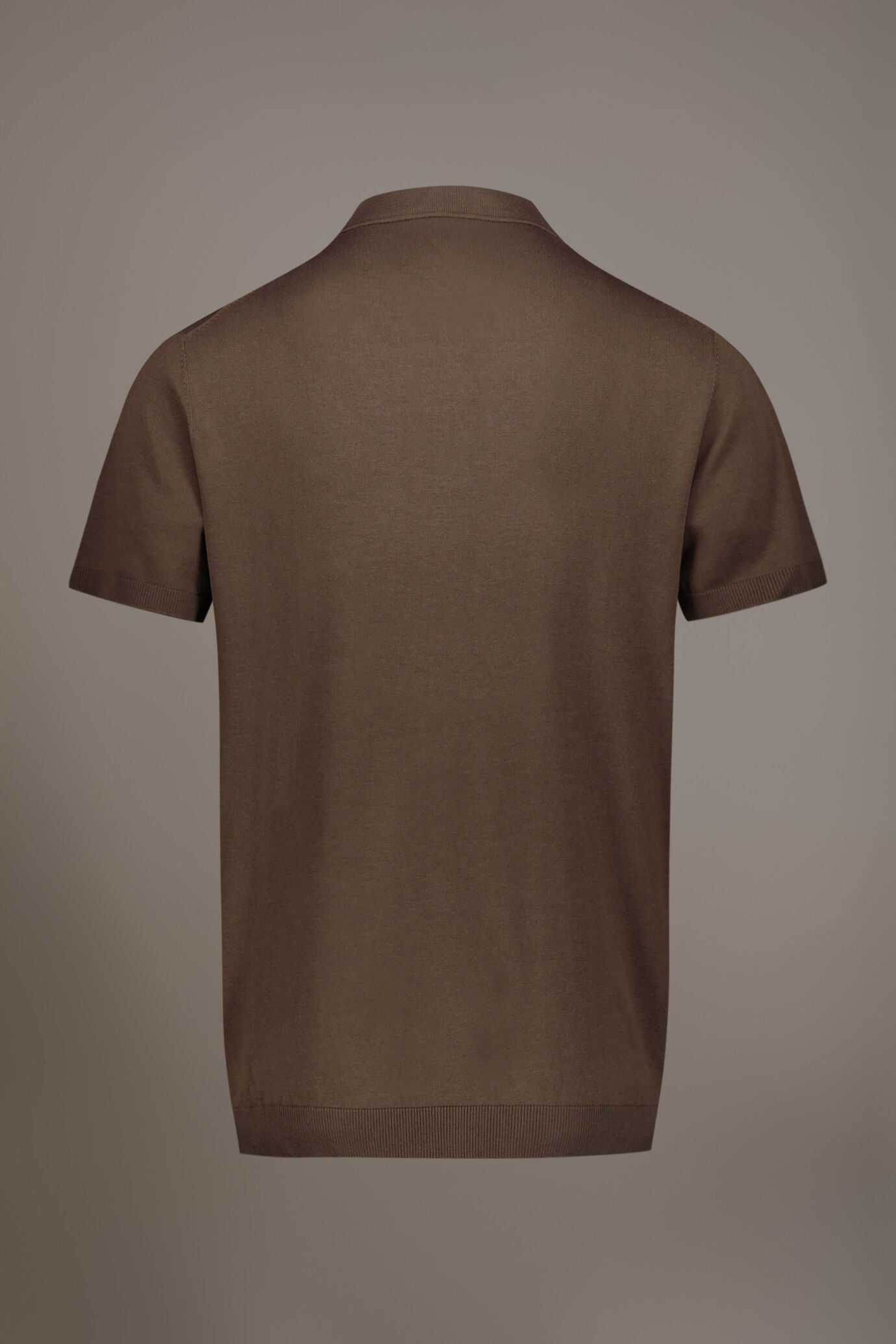 Knitted short sleeves polo 100% cotton