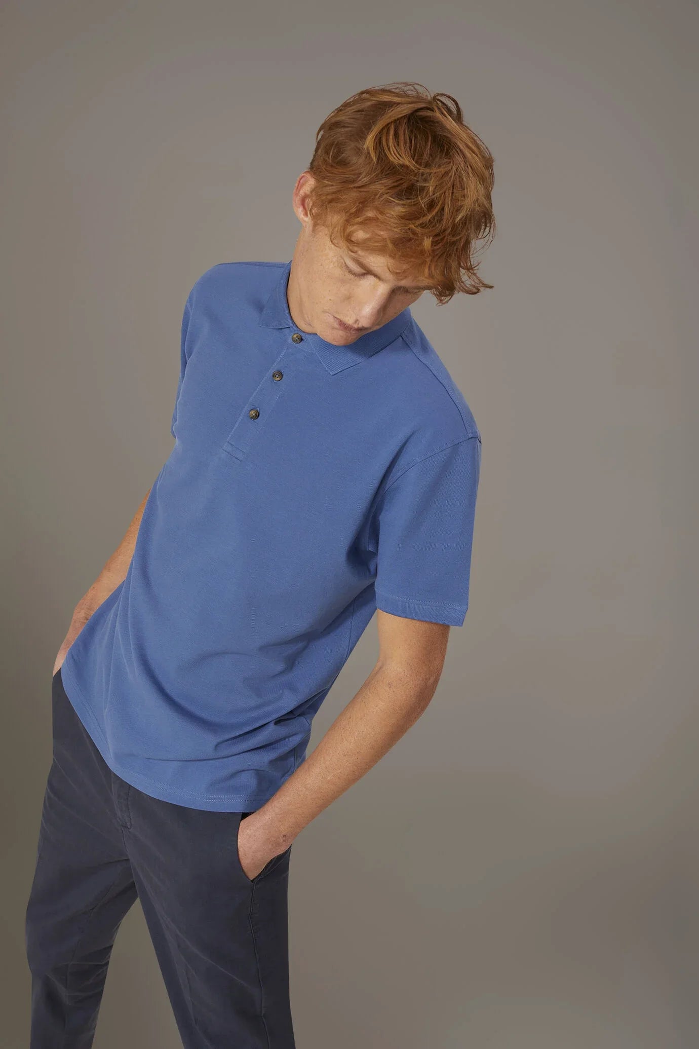 Short sleeve polo 100% cotton piquet