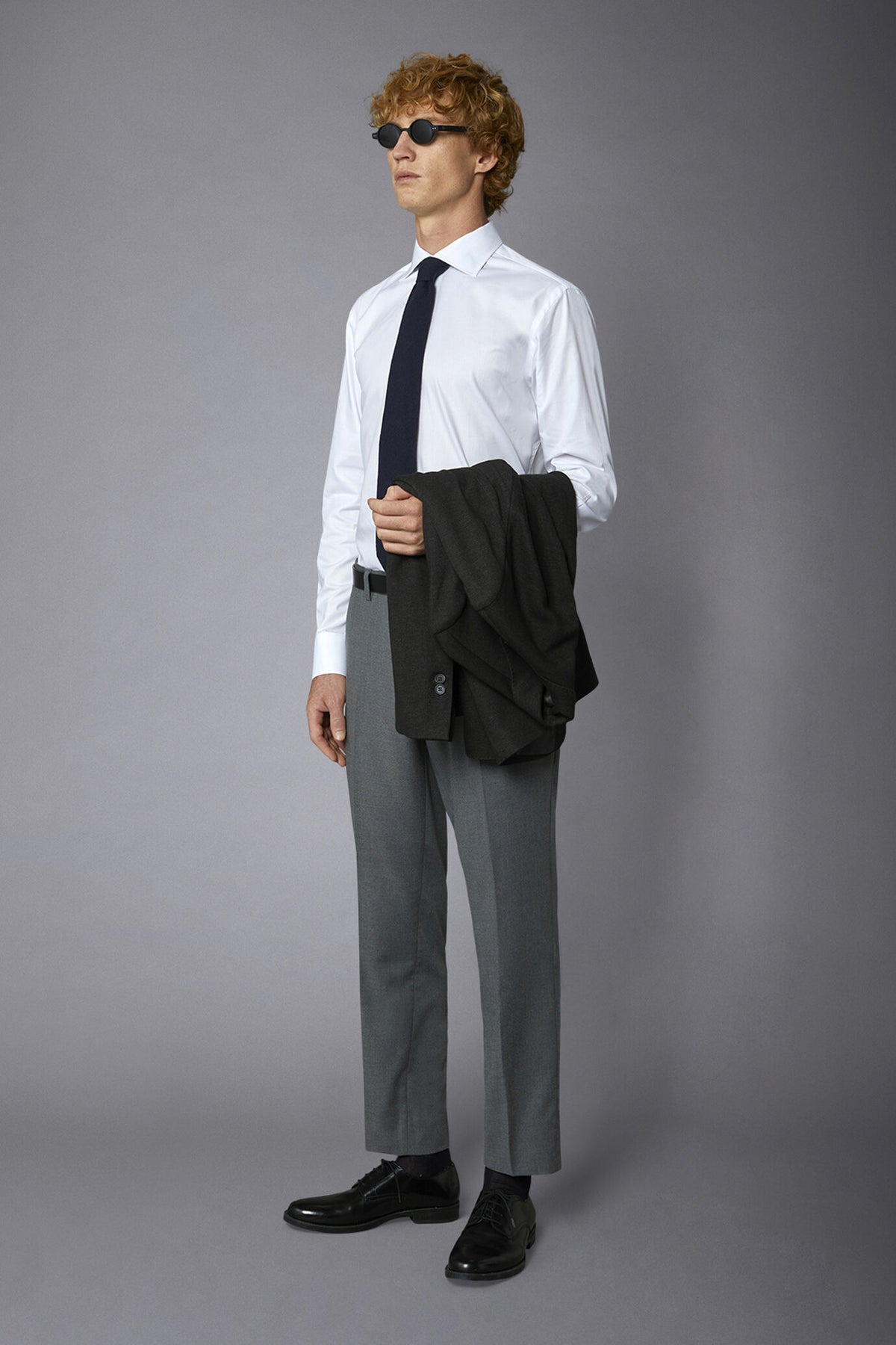 Men's regular fit french collar classic