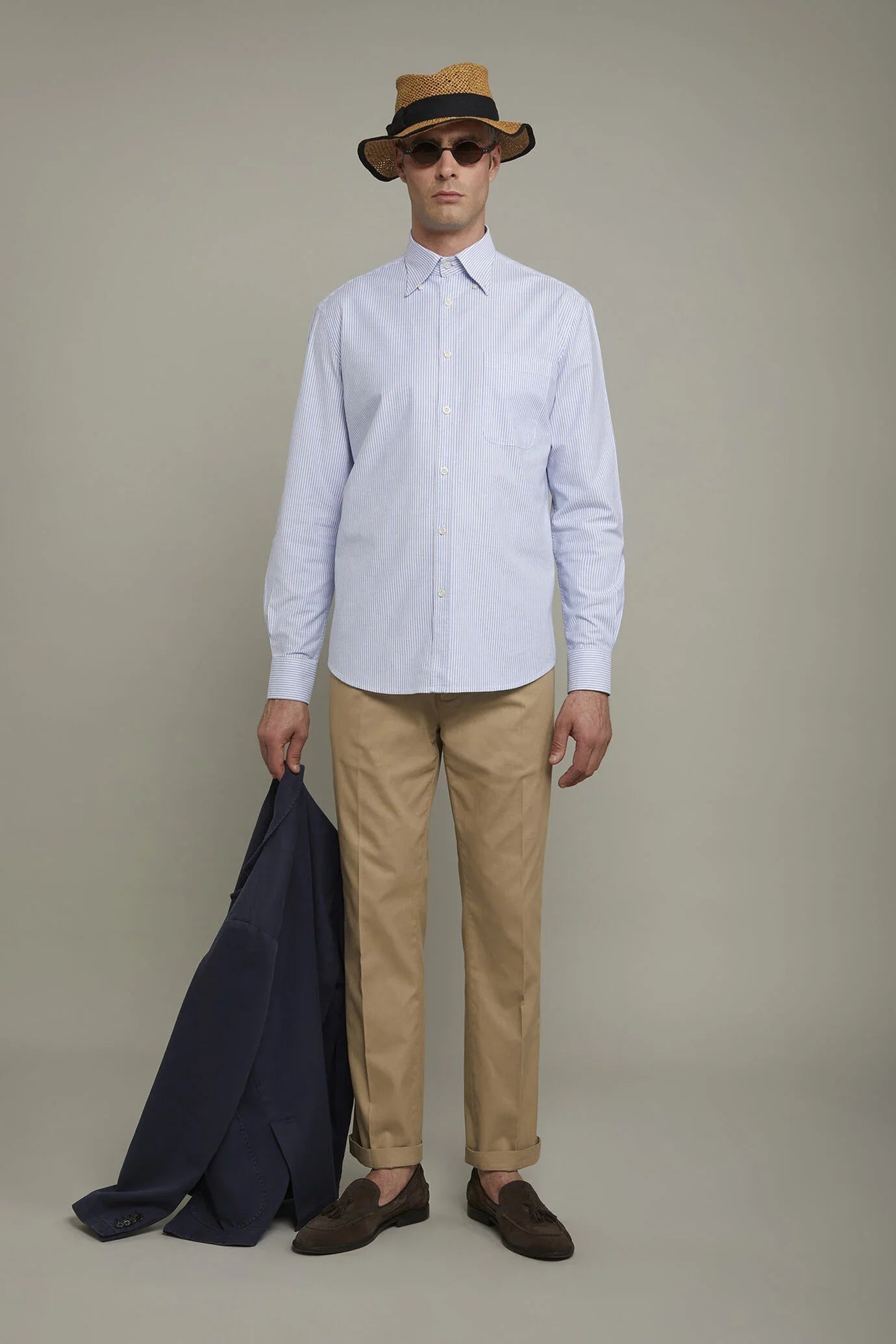 Men's classic shirt button down collar