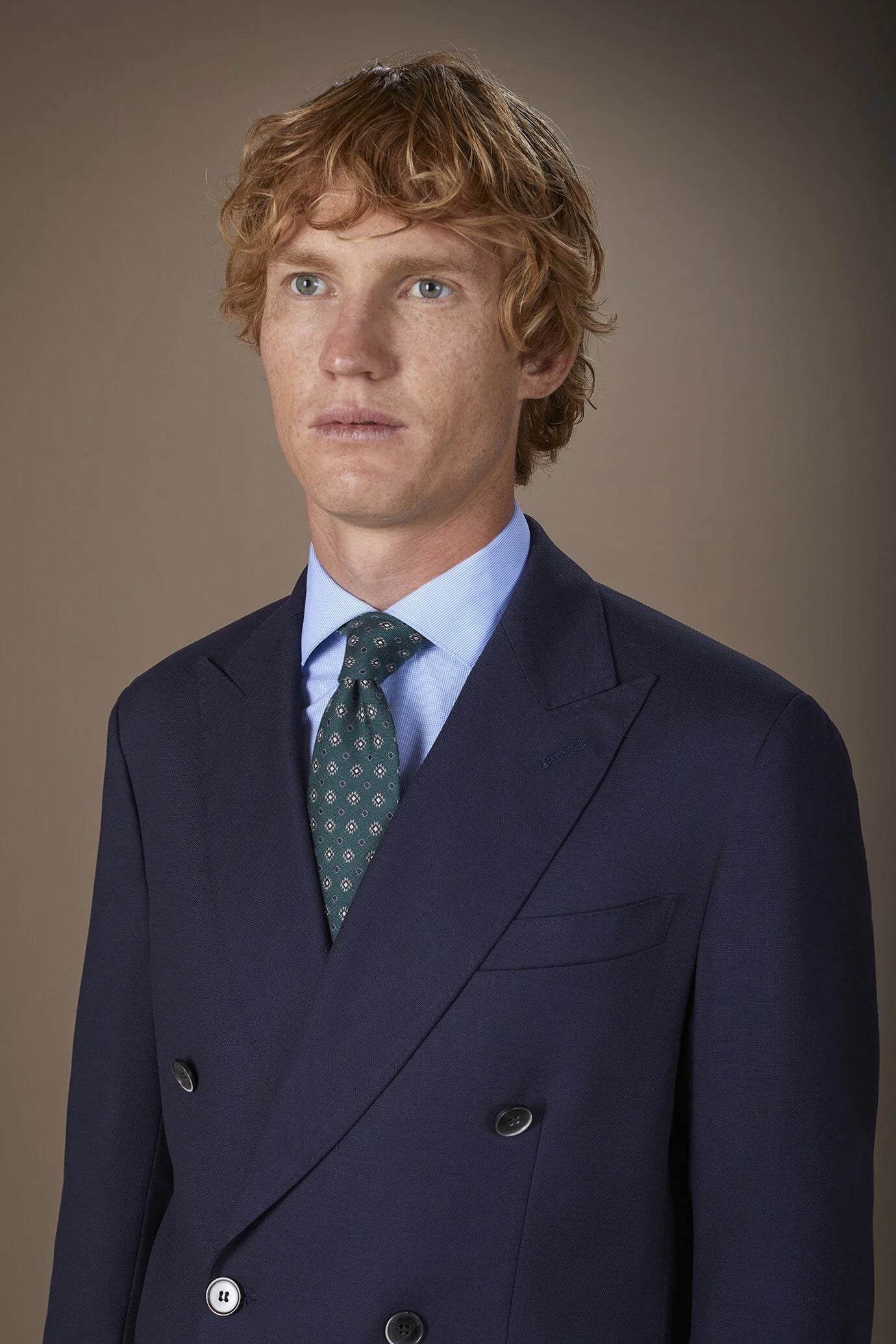 Men's micro patterned tie