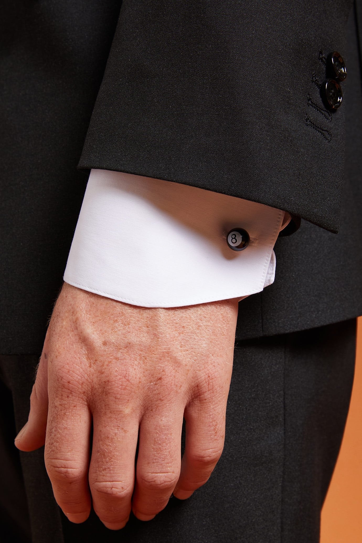 Men's billiard ball cufflinks