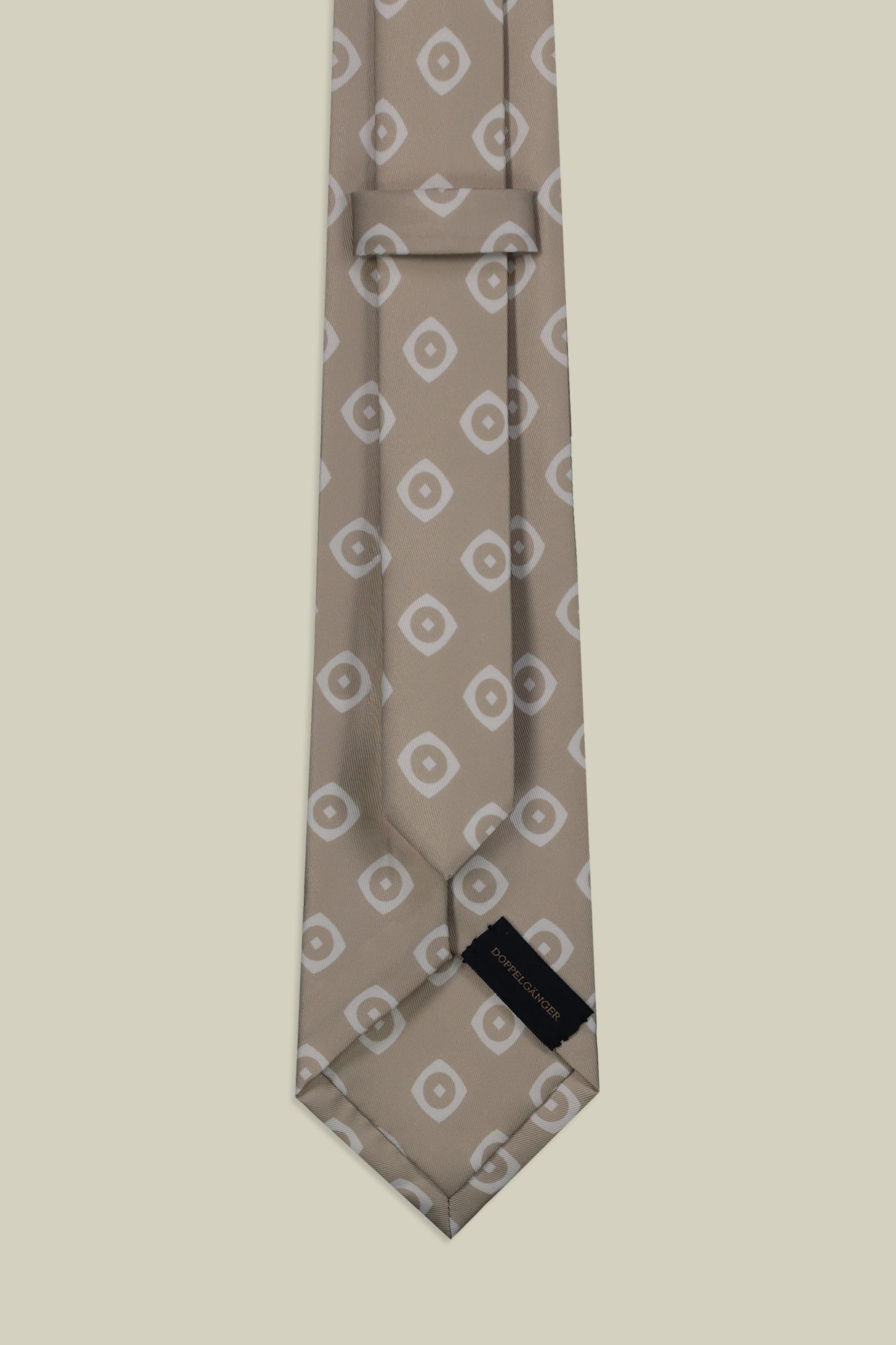 Men's macro patterned tie