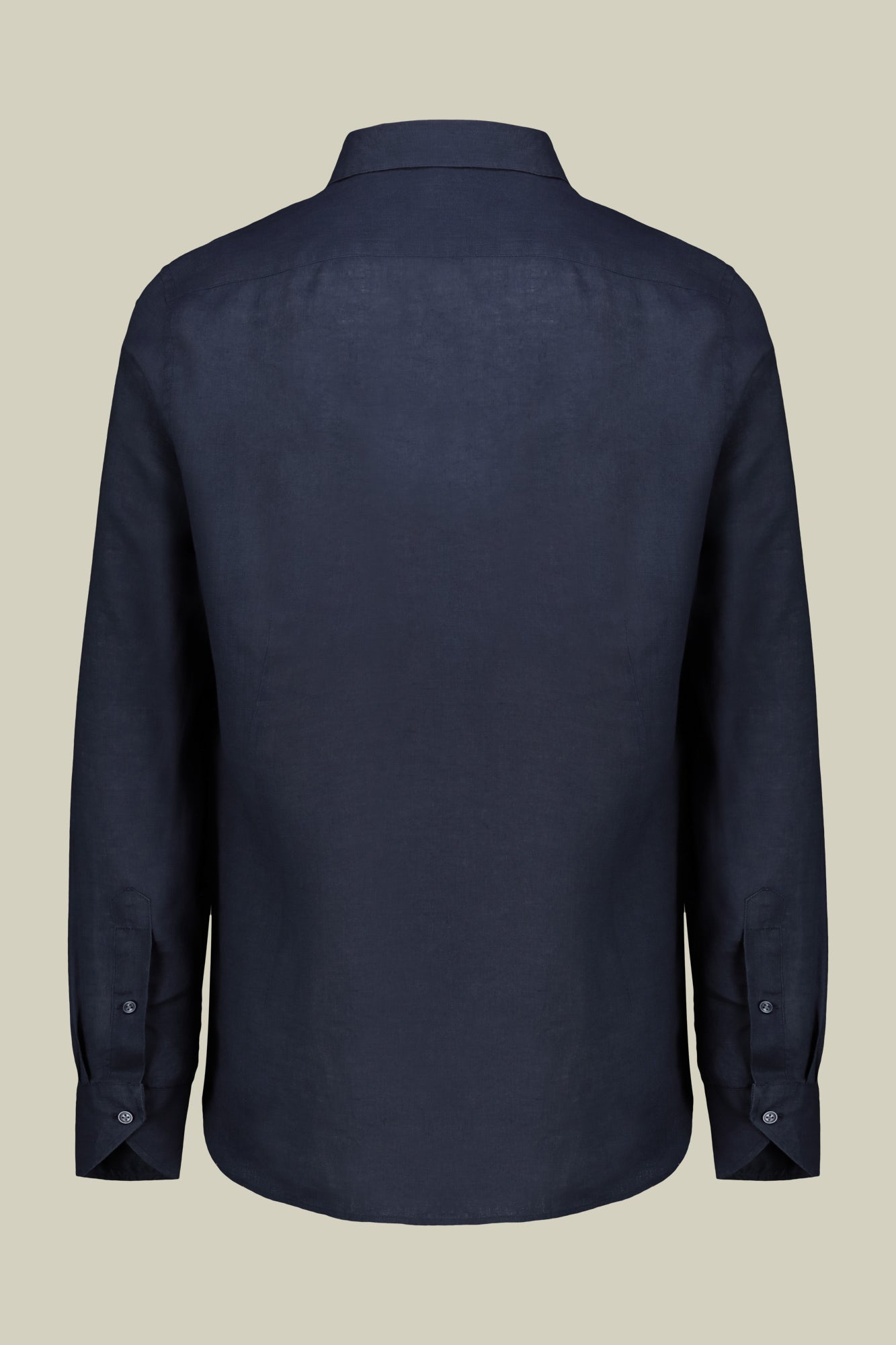 Men's casual shirt with classic collar, 100% linen