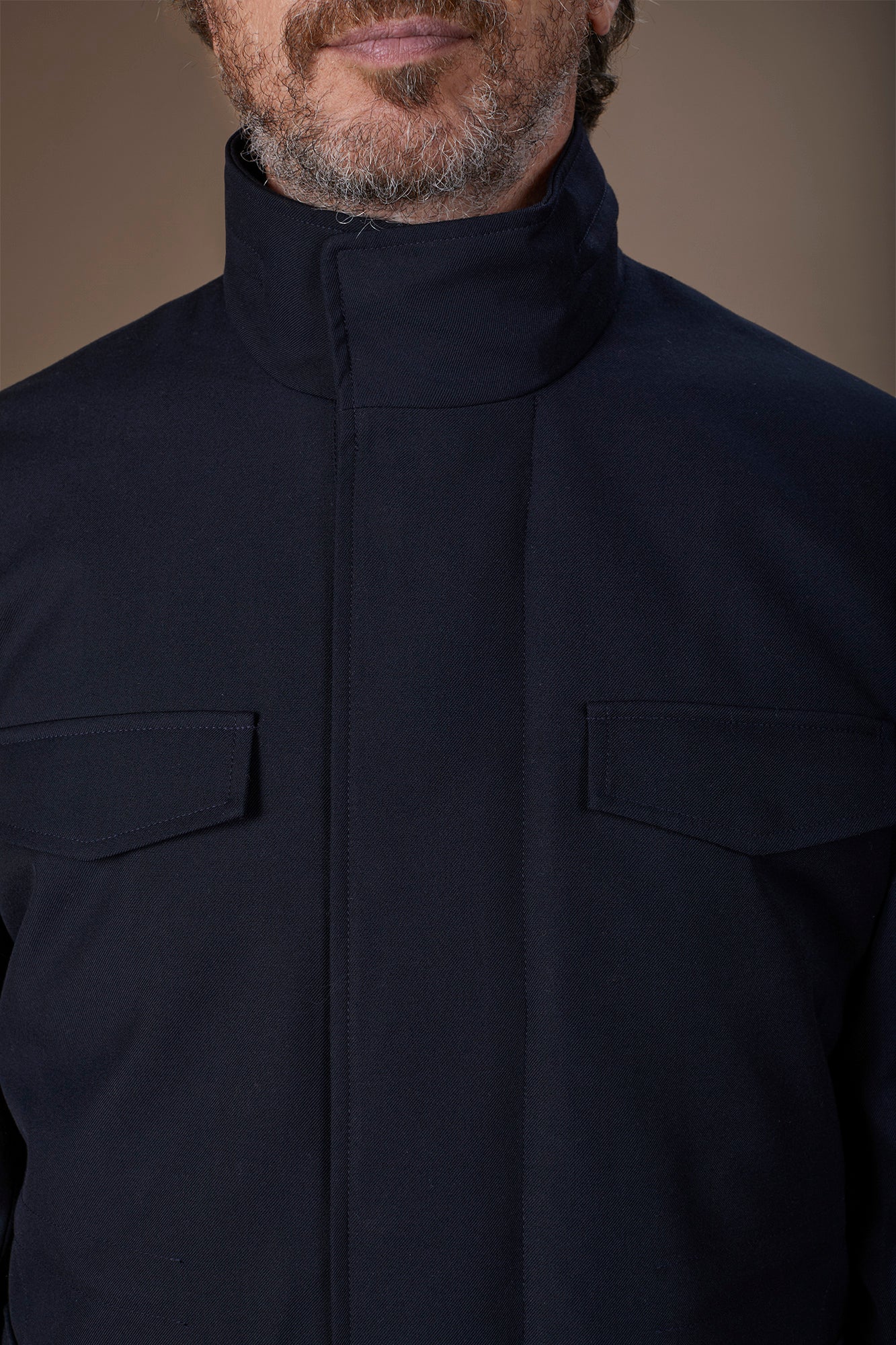 Men's padded jacket in technical fabric regular fit