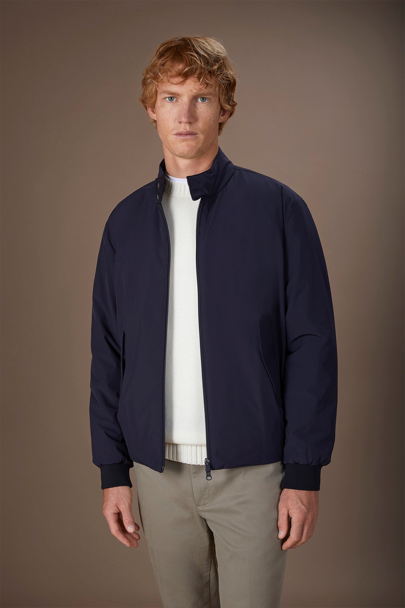 Herrington men's padded jacket in elasticized technical fabric