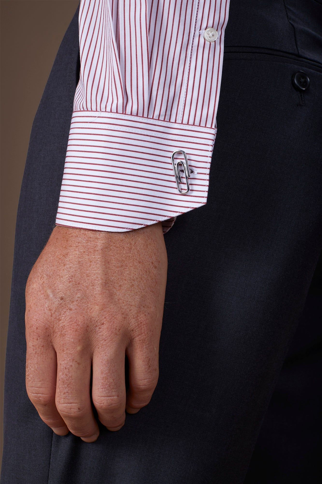 Paperweight motif cufflinks