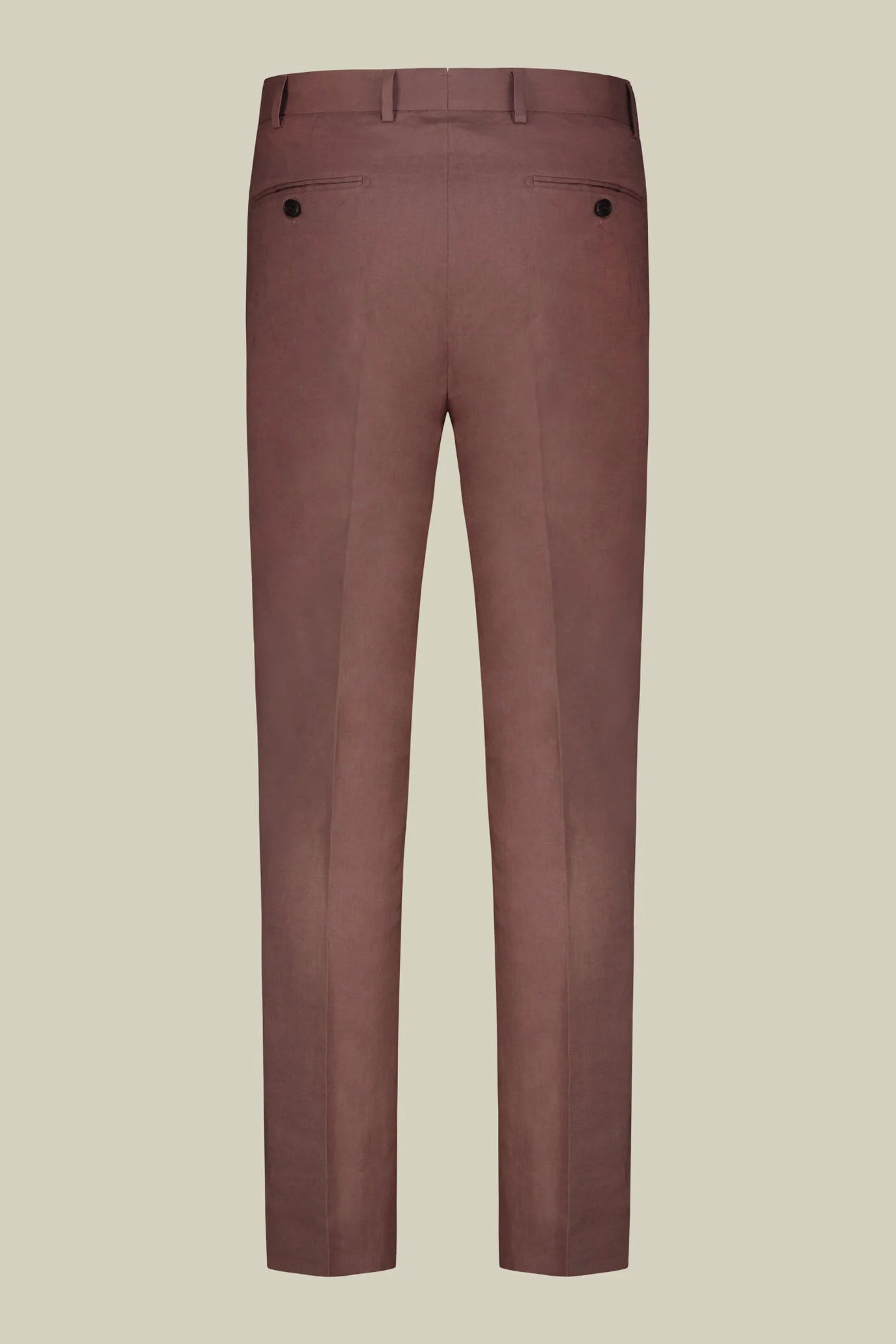 Men's single-breasted suit in 100% linen, regular fit
