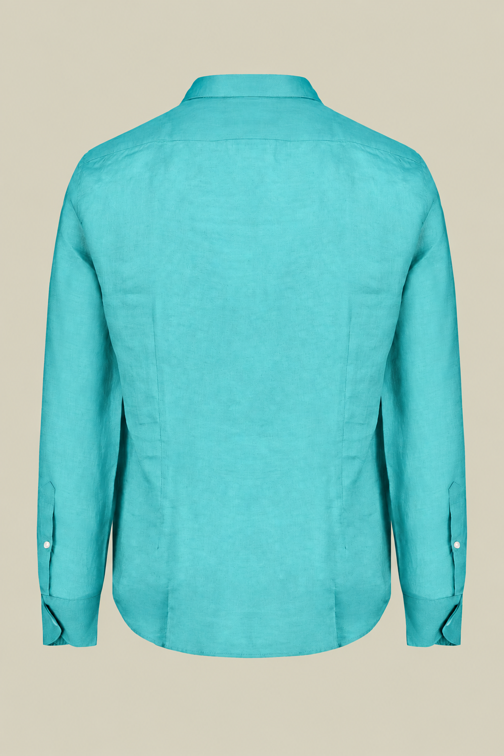 Men's 100% Linen Button-Down Shirt