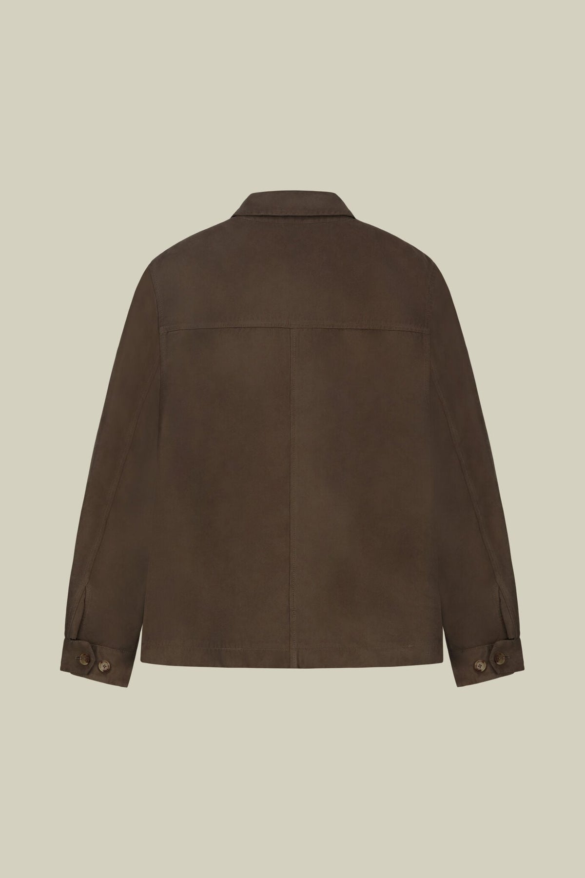 Men’s unlined suede-effect jacket regular fit