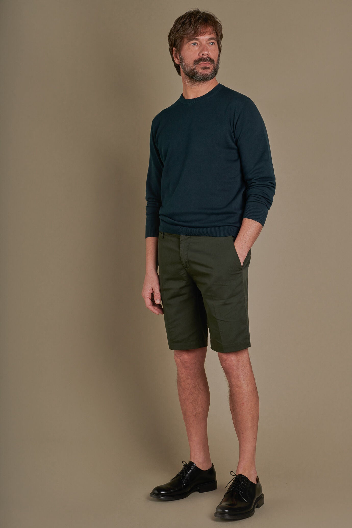 100% cotton chino bermuda