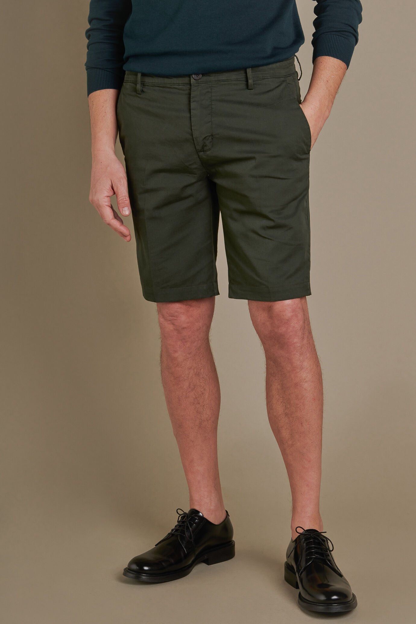 100% cotton chino bermuda