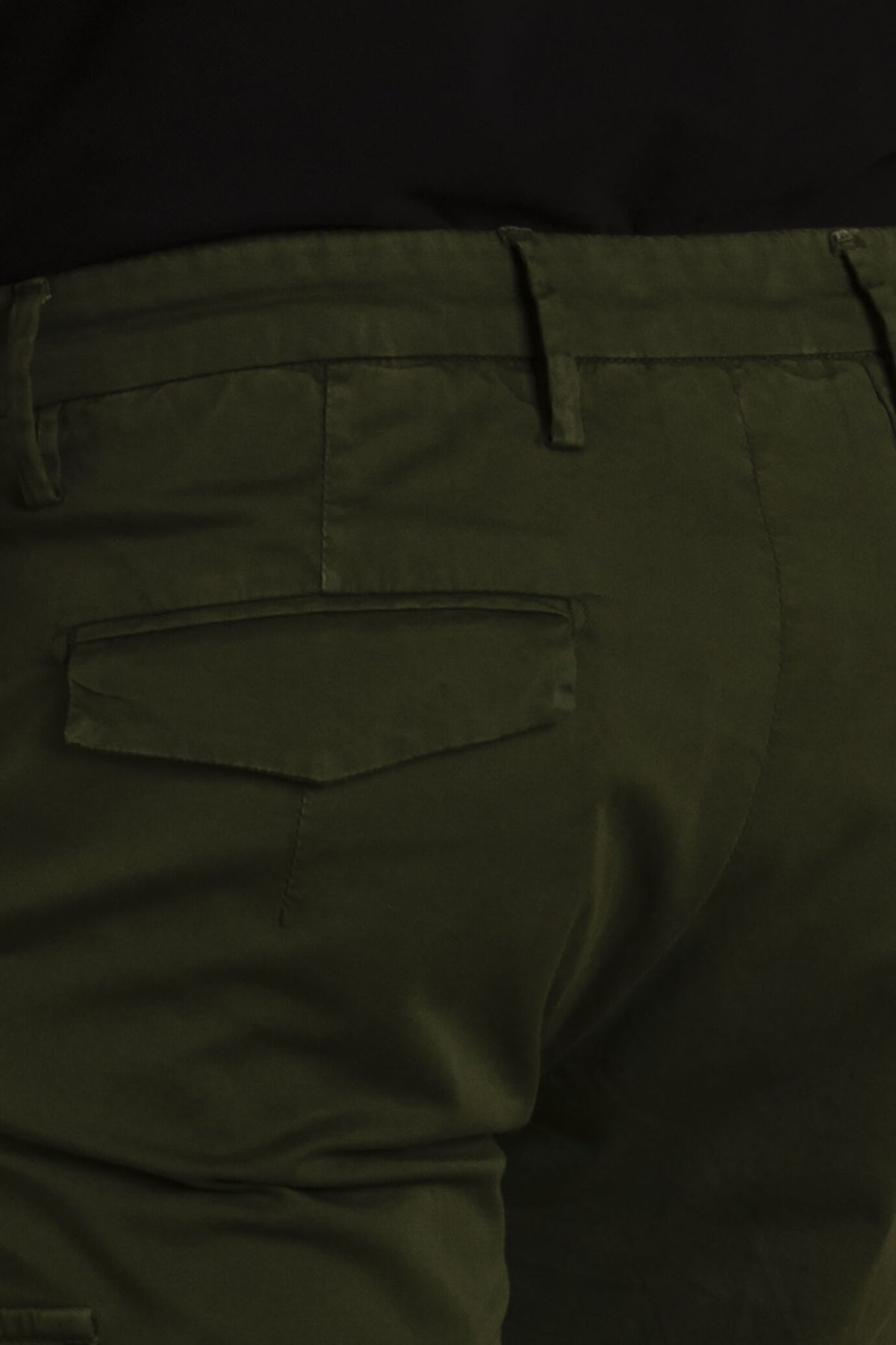 Cargo bermuda twill cotton fabbric