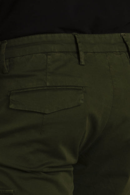 Cargo bermuda twill cotton fabbric