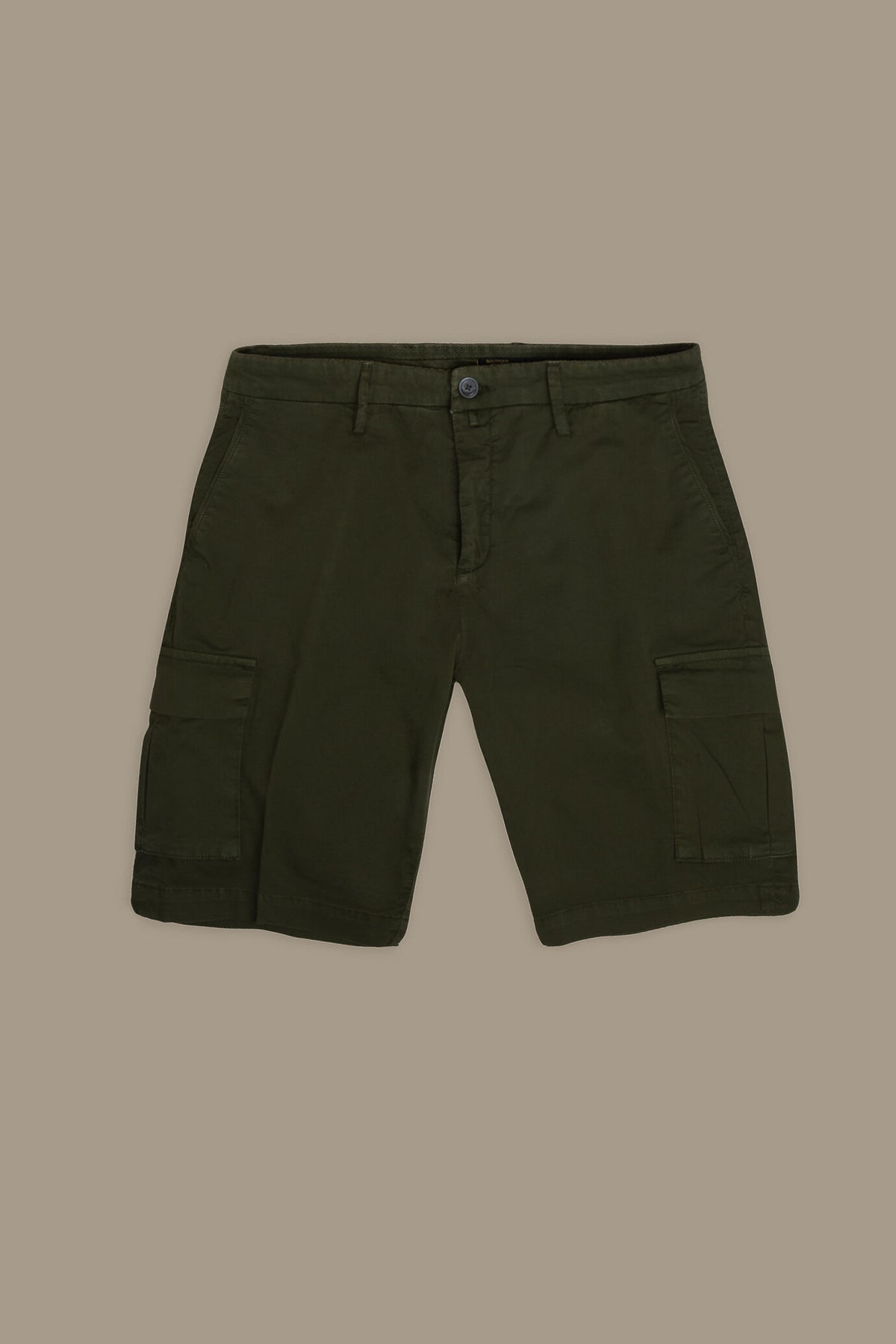 Cargo bermuda twill cotton fabbric