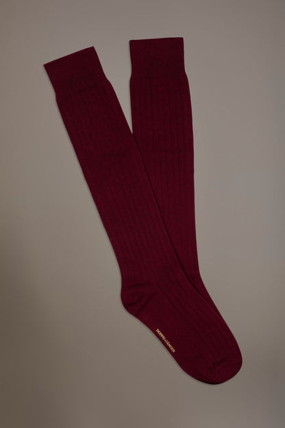 Solid color socks