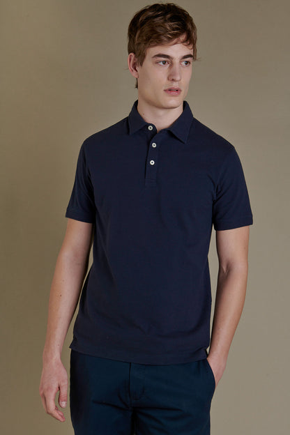 Short sleeves polo cotton piquet