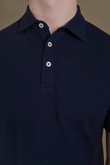 Short sleeves polo cotton piquet