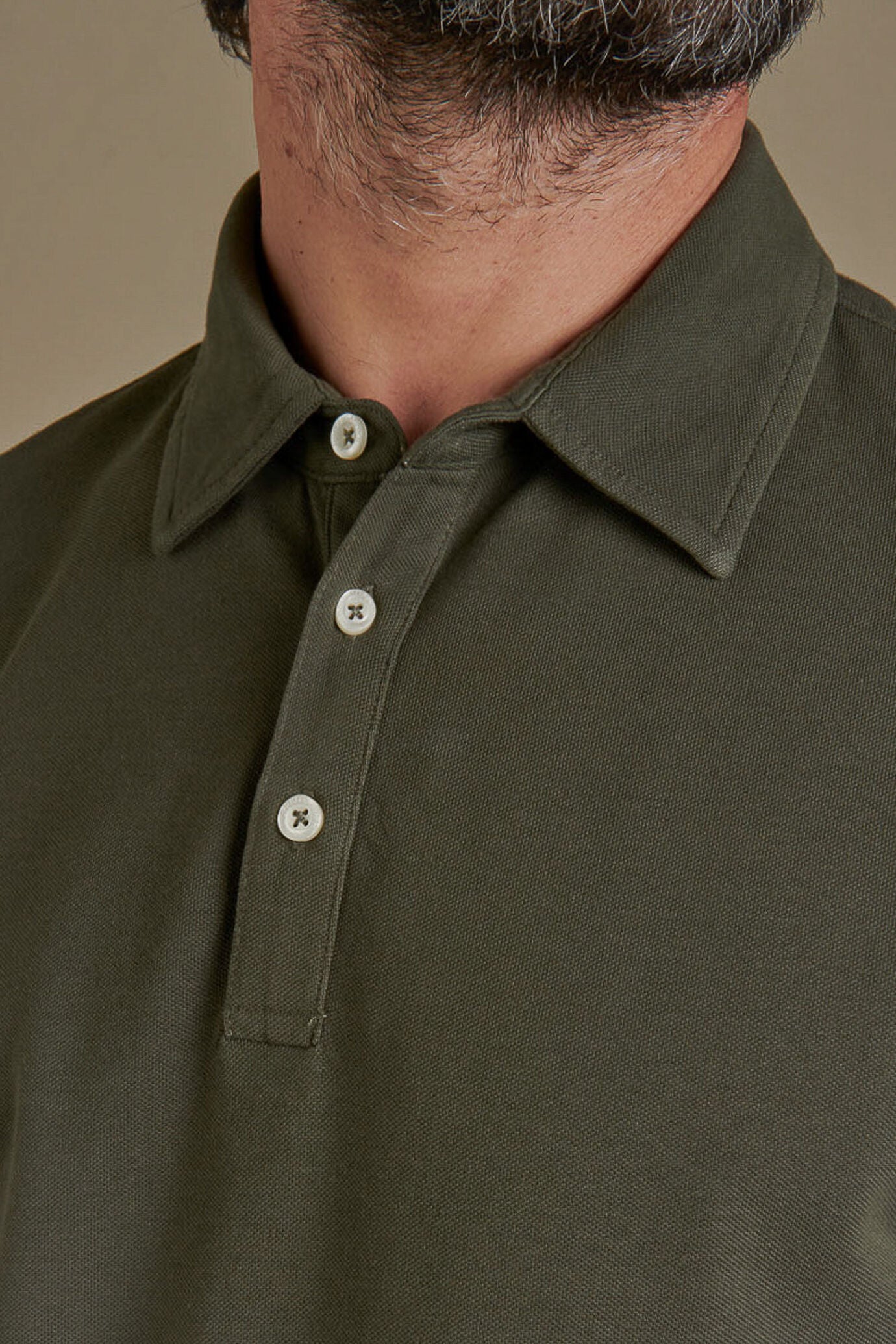 Short sleeves polo cotton piquet