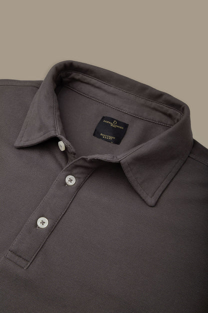 Short sleeves polo cotton piquet