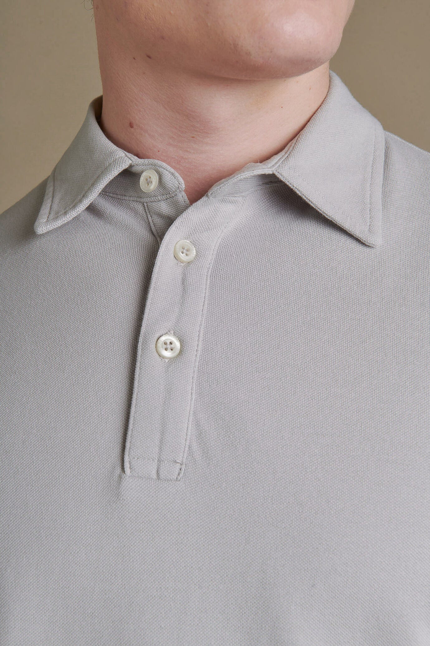 Short sleeves polo cotton piquet