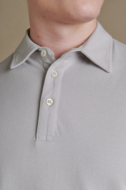Short sleeves polo cotton piquet