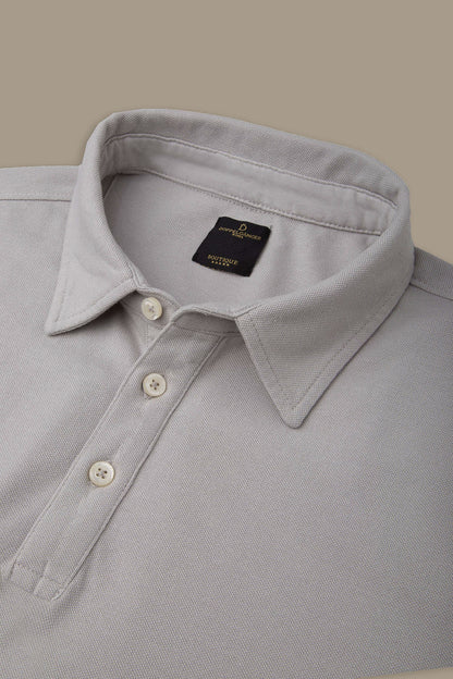 Short sleeves polo cotton piquet