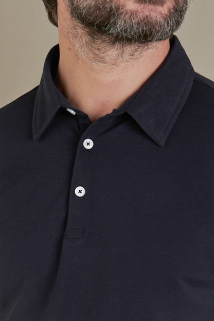 Short sleeves polo cotton piquet