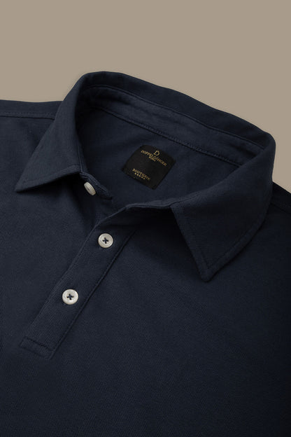Short sleeves polo cotton piquet