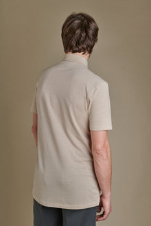 Short sleeves polo cotton piquet