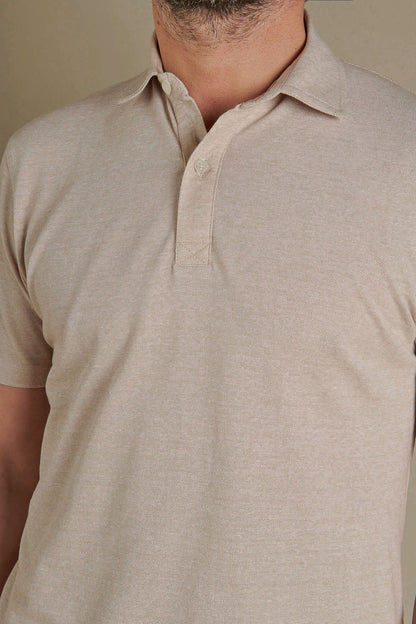 Short sleeves polo cotton piquet