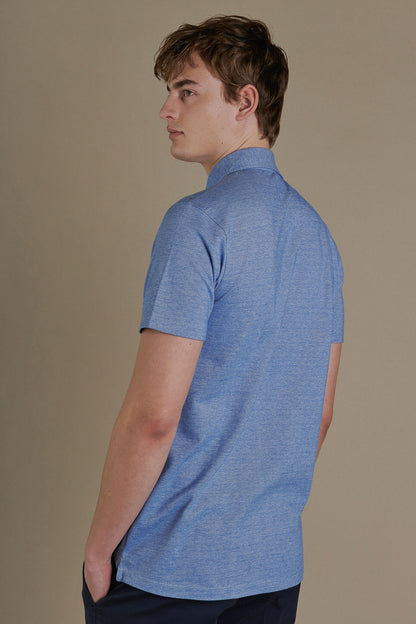 Short sleeves polo cotton piquet