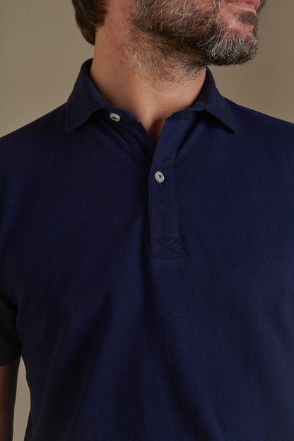 Short sleeves polo cotton piquet