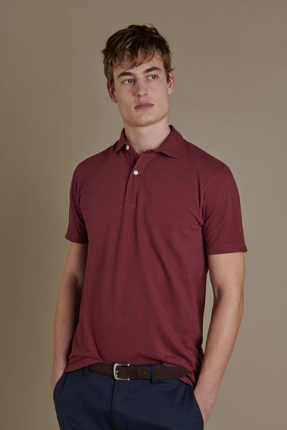 Short sleeves polo cotton piquet