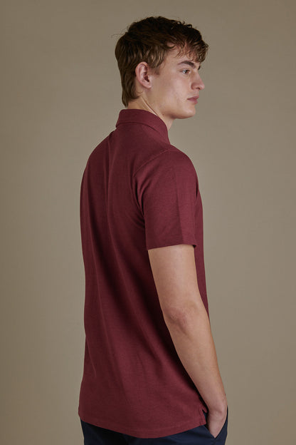 Short sleeves polo cotton piquet