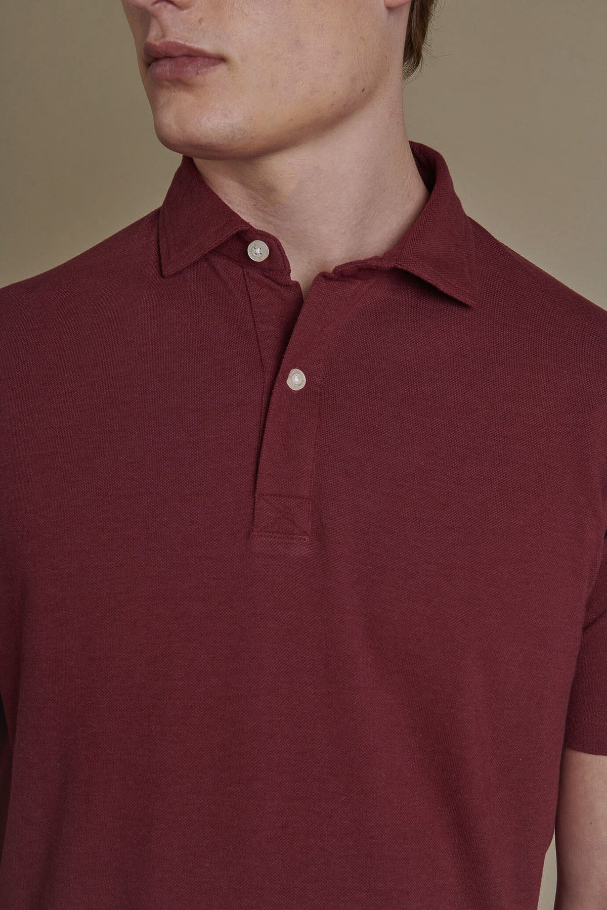 Short sleeves polo cotton piquet