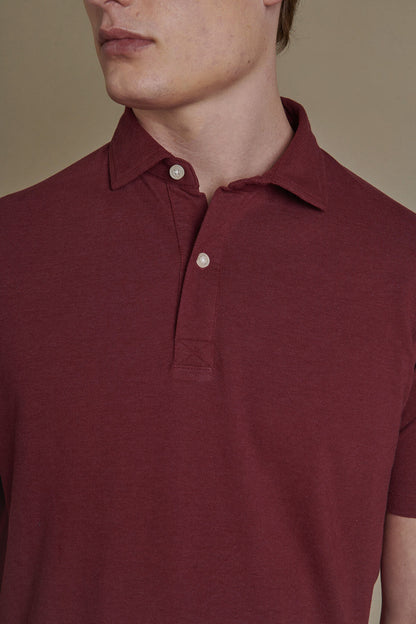 Short sleeves polo cotton piquet