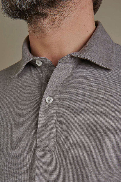 Short sleeves polo cotton piquet