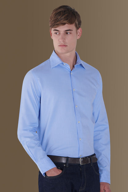 French collar new classic washed shirt slim fit superlight oxford