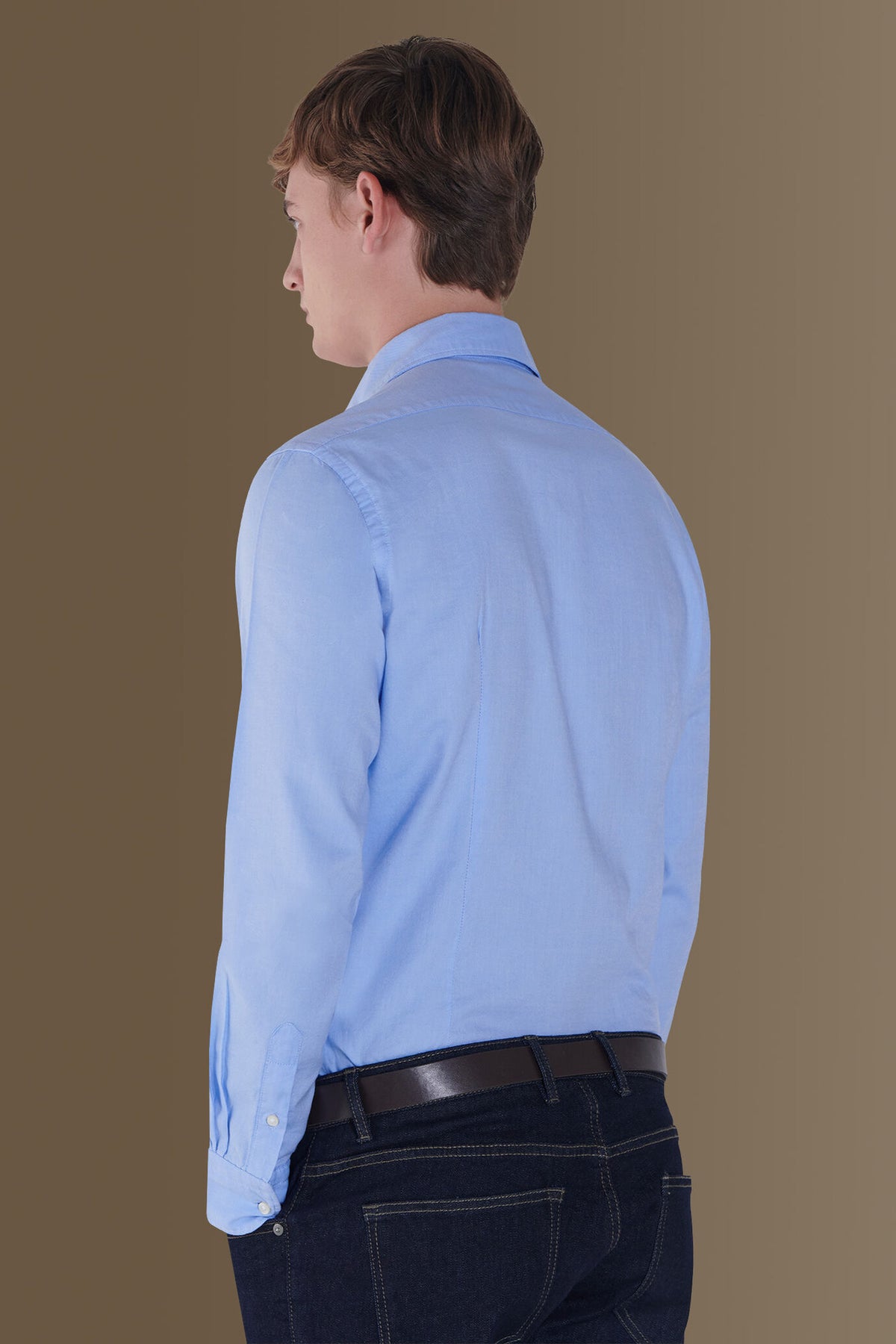 French collar new classic washed shirt slim fit superlight oxford