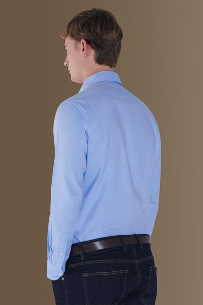 French collar new classic washed shirt slim fit superlight oxford