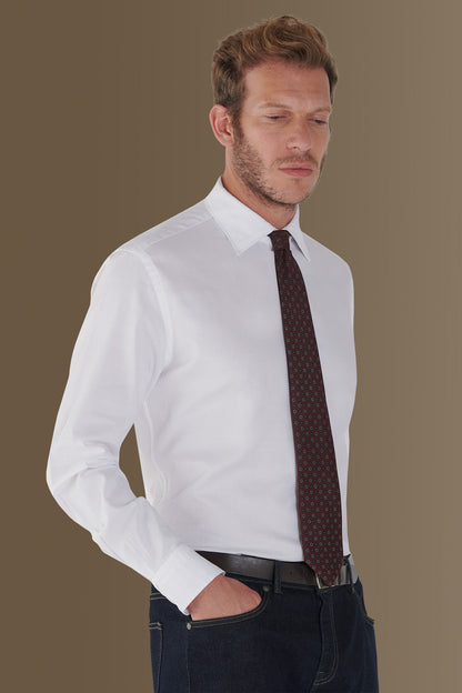 French collar new classic washed shirt slim fit superlight oxford