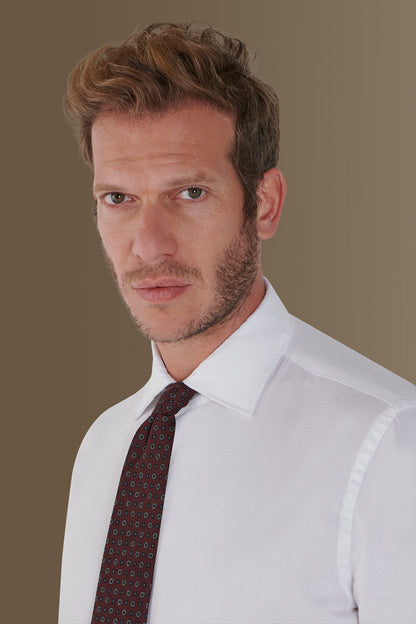 French collar new classic washed shirt slim fit superlight oxford