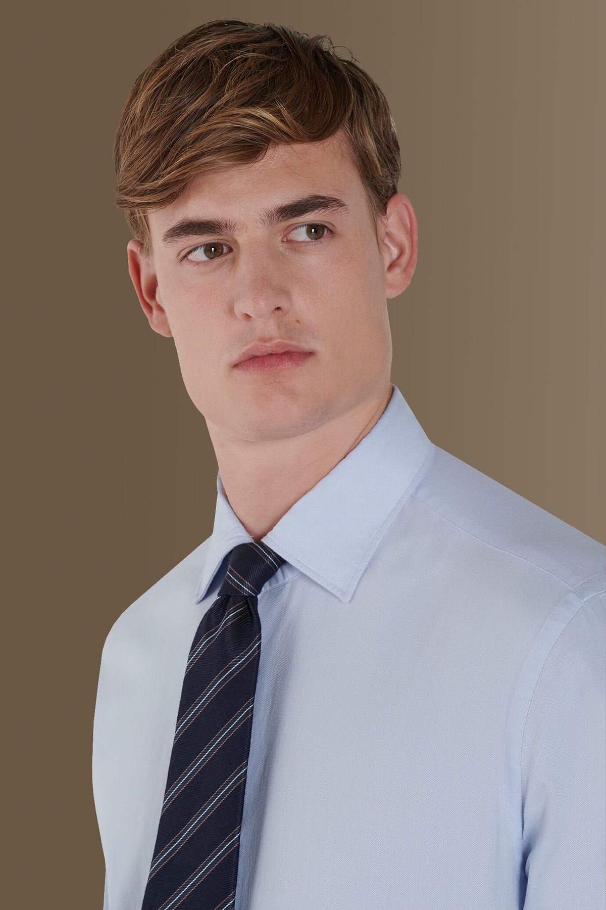 French collar new classic washed shirt slim fit superlight oxford