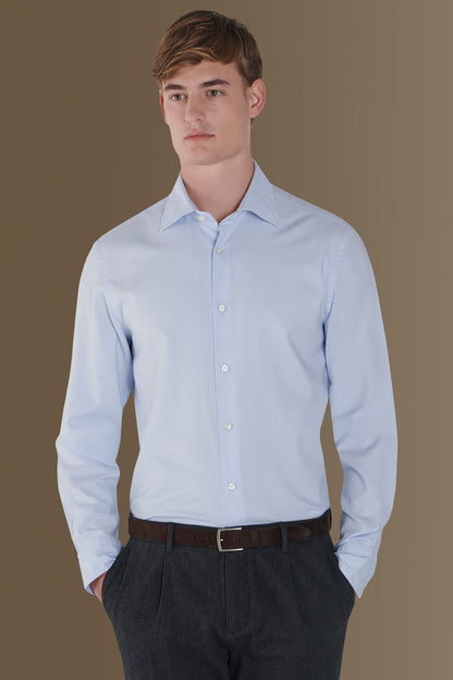 French collar new classic washed shirt slim fit superlight oxford